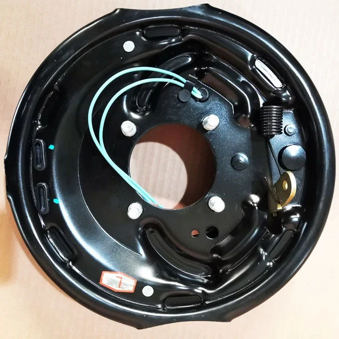 10' electric drum brake with parking lever for camper