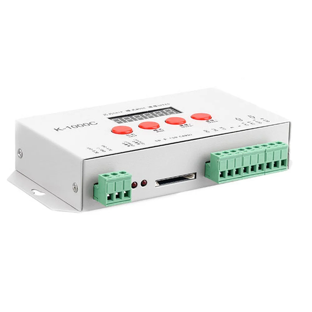 K-1000C новый дизайн Rgb Led контроллер светодиодных USB Sd Card Dmx цифровой светодиодной