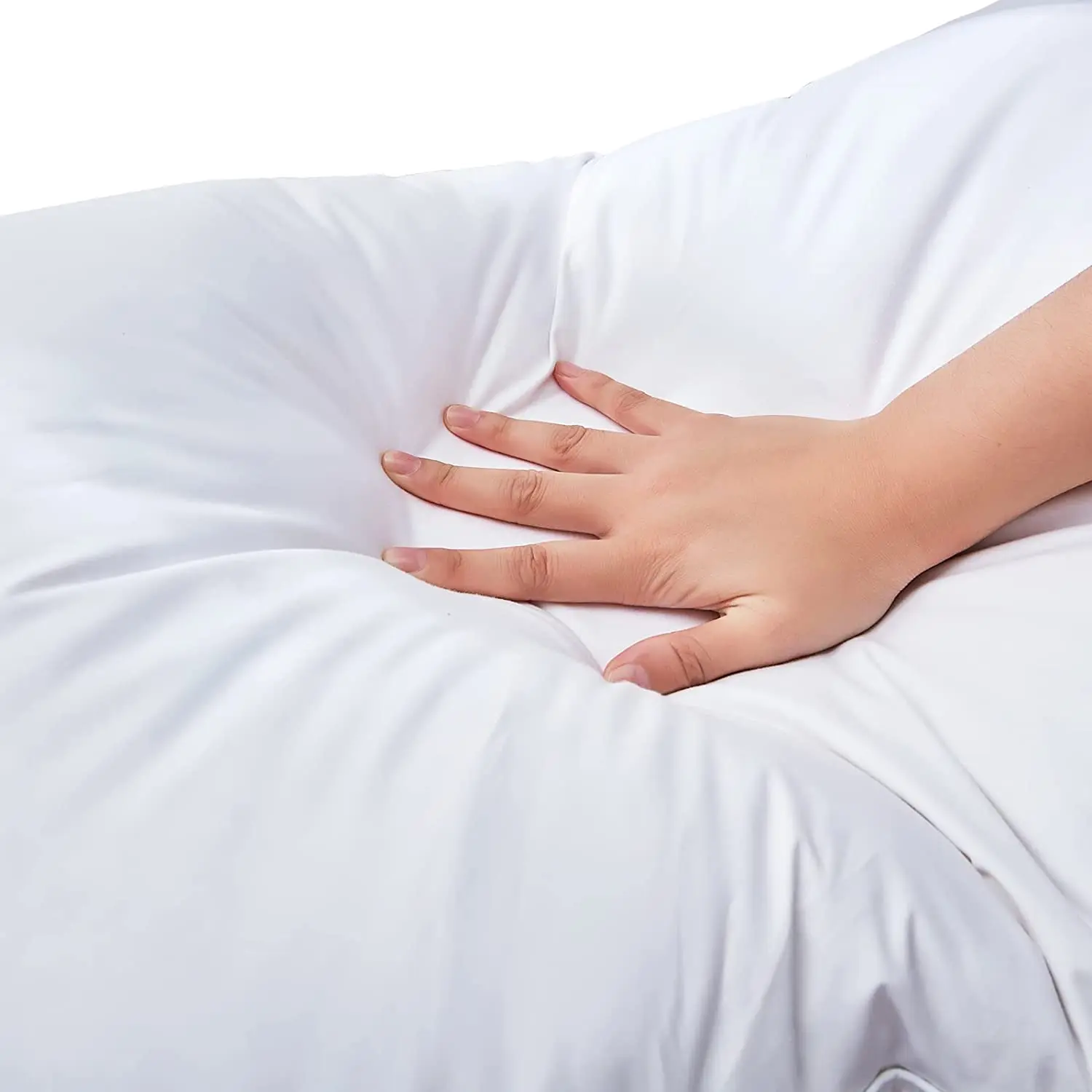 Goose Down Feather Pillows Standard size 2 Firm White Bed Pillow for bedroom