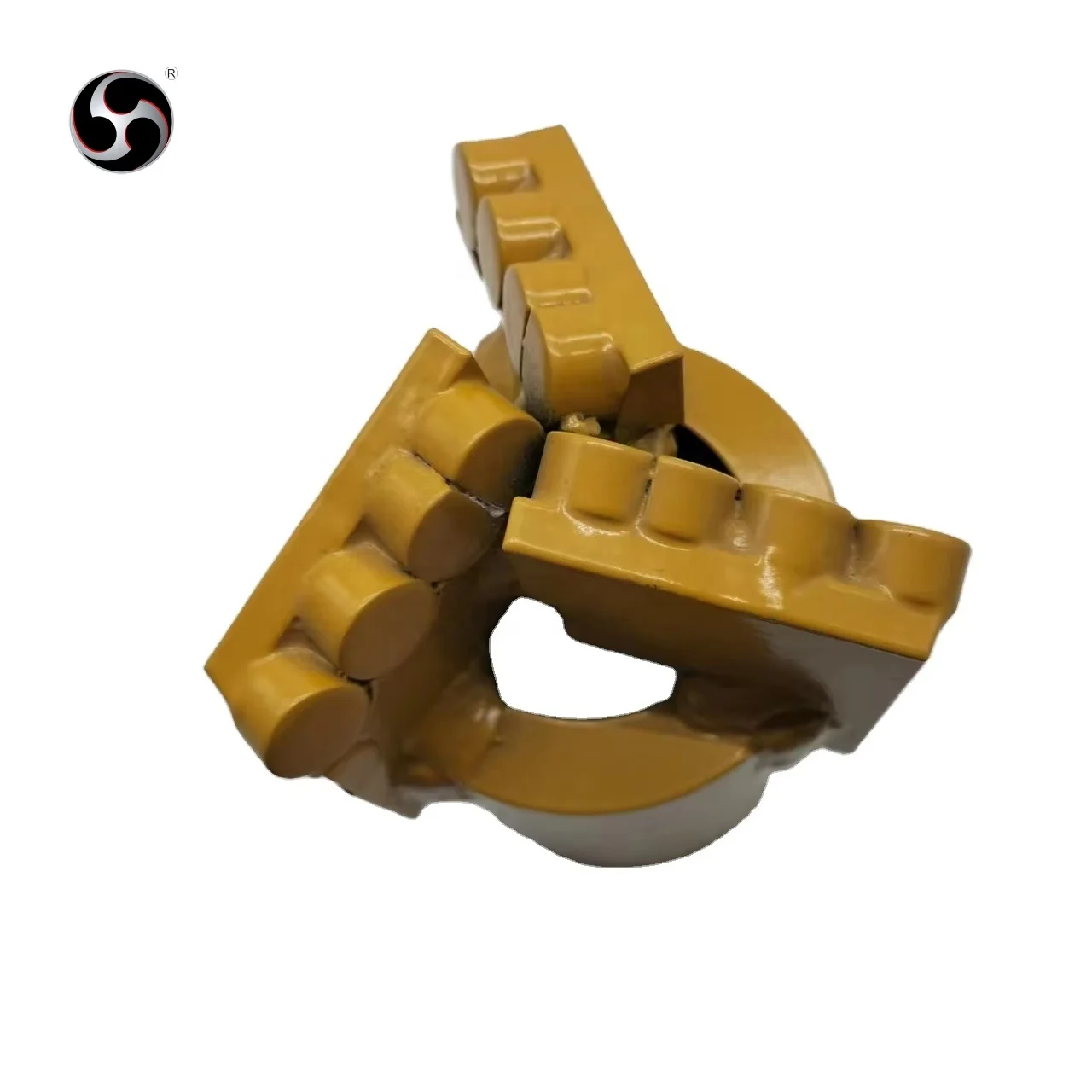 High-performance three-wing reinforced scraper non-coring drill PDC Non-Coring Bits