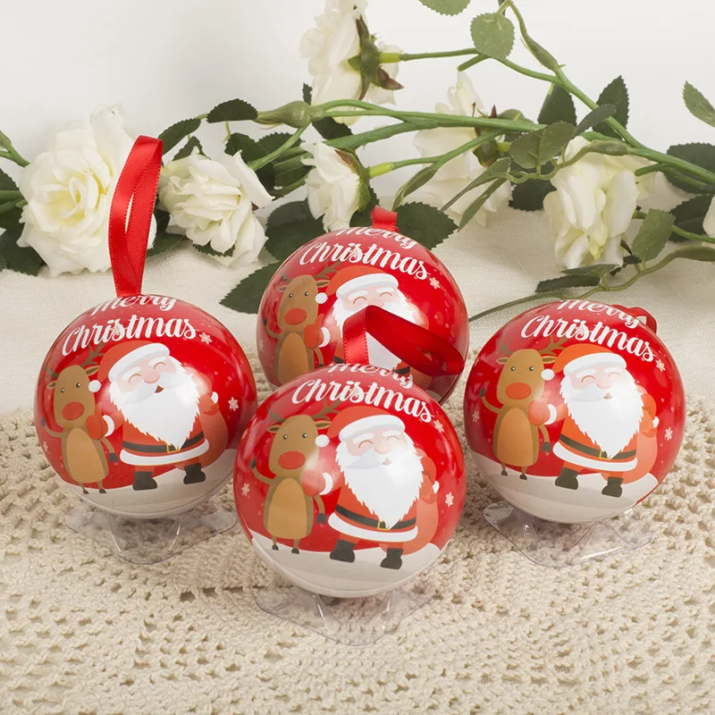 2021 Xmas Candy Jar Hanging Ornaments Balls Items Tree Decoration Supplies Luxury Gifts Ideas Merry Christmas Baubles