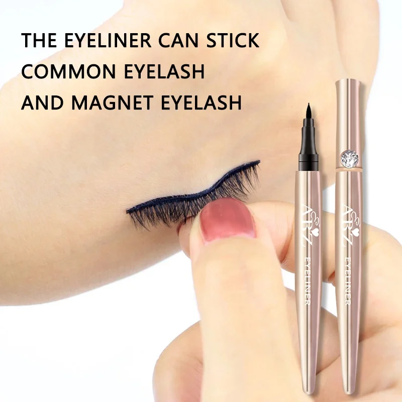 Hot sale Easily Control Oil Free Water activated Makeup Liquid Waterproof Liquid Glue Eyeliner Pencil