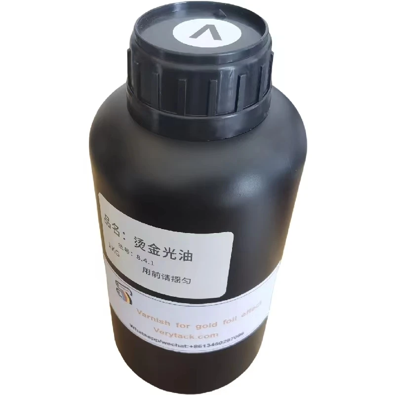 Epson UV DTF Hot Stamping Varnish Foil Printing High Gloss High Viscosity Embossing Effect LED UV/Varnish Foil Stamping