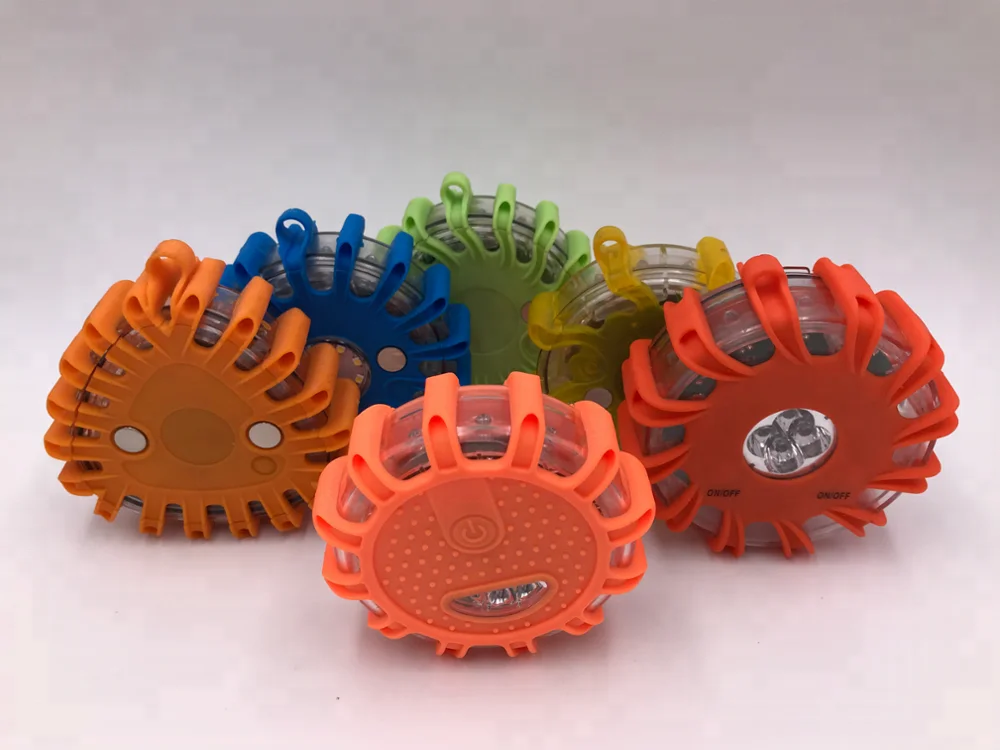 Triangle Shaped CR123 battery Emergency Roadside Beacon LED Lighting Flare Super Bright Light Visible Up To 2 Miles Away