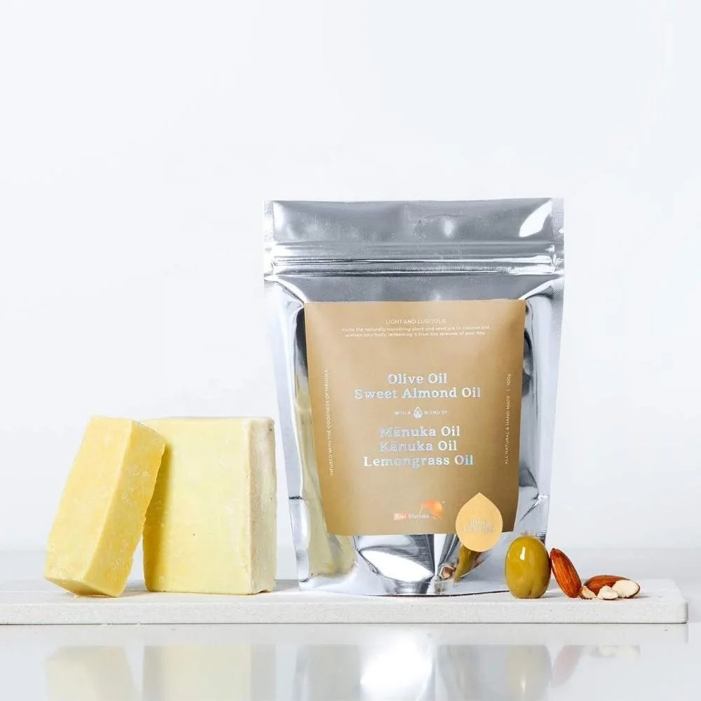 
aluminum hand and face cleanse soap packing doypack with ziplock 