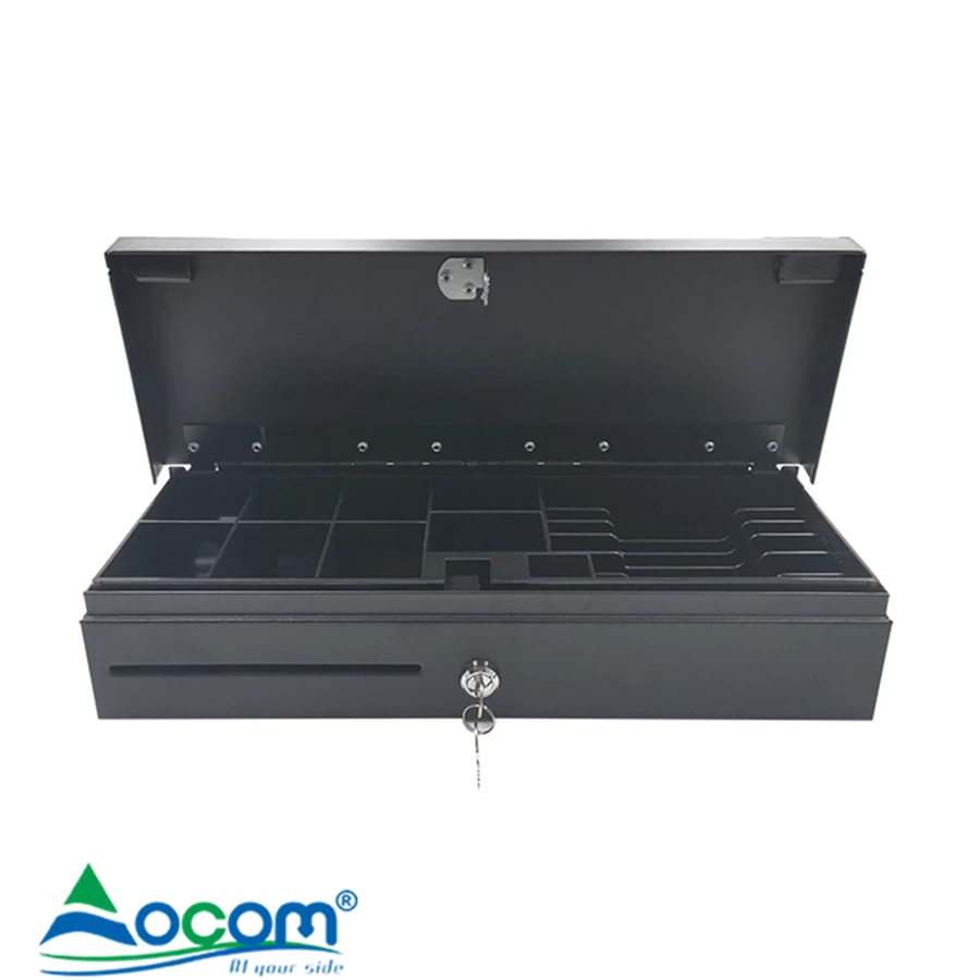 ECD-170B OCOM кассовый ящик с открытым верхом 2-позиционный ключ USB-порт 4 или 5 банкнотами