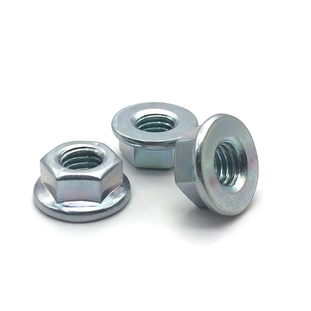 Professional Manufacturer hex flange nut m10 flanged nut flange nut price