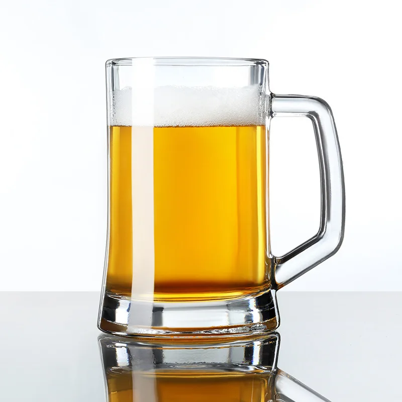 Thickened draft beer glass large capacity glass Hero Cup Munich beer Steins mugs glasses with handle