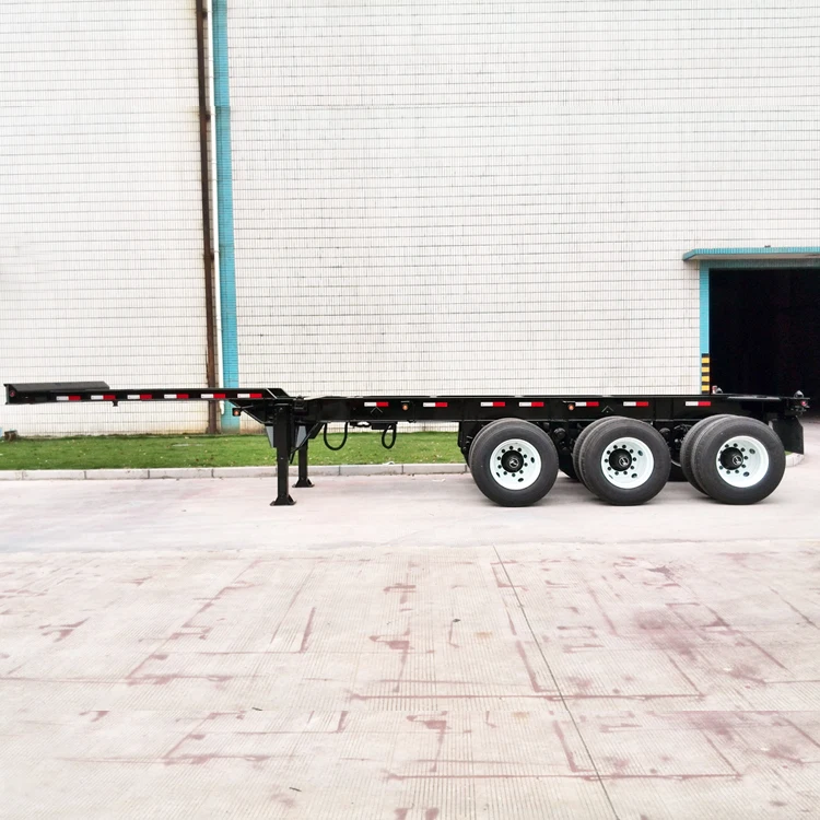 20 Ft To 40 Ft Spread Container Trailer With Air Suspension