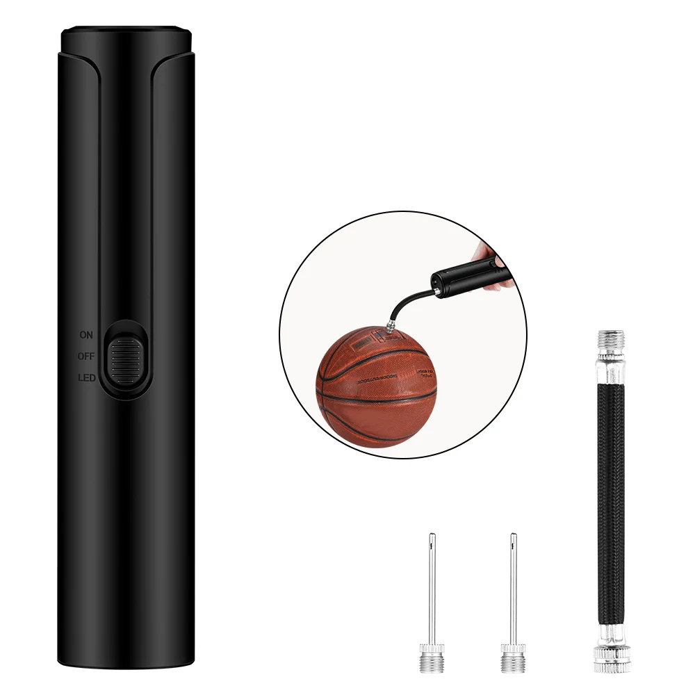 Newo Hot Sale Portable Ball Pump Mini Hand Air Inflator Ball Pump with Needle for Soccer Football Yoga Ball