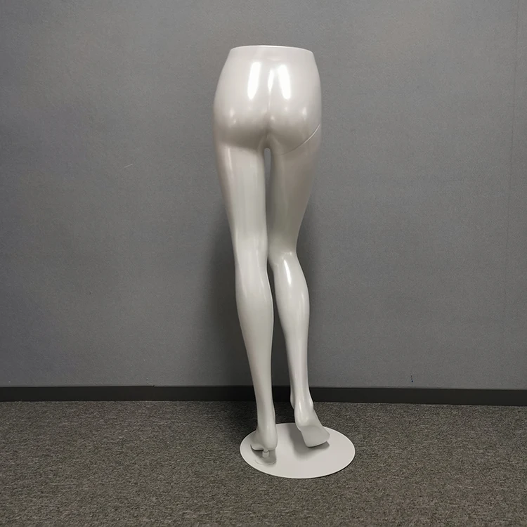 Store Clothing Display Lower-body Woman Leg Mannequins Torso Plus Size White Fiberglass Legs Model Dummy Stand