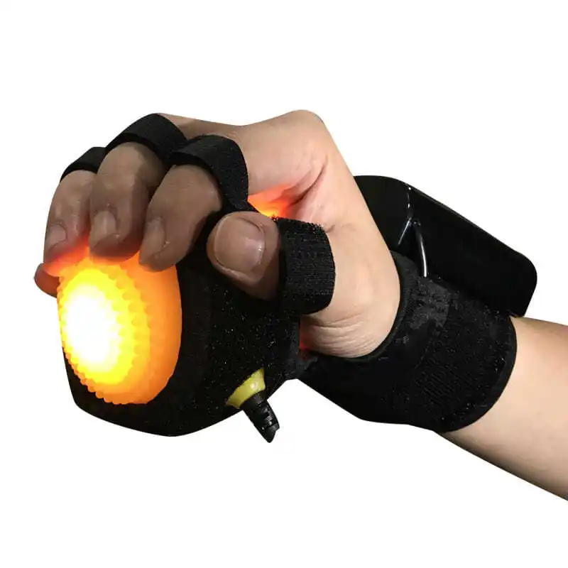 Wrist Hand Orthosis With Ball Splint Stroke Orthopedic Hand Ball Rehabilitation Exercise Finger Device Training Equipment