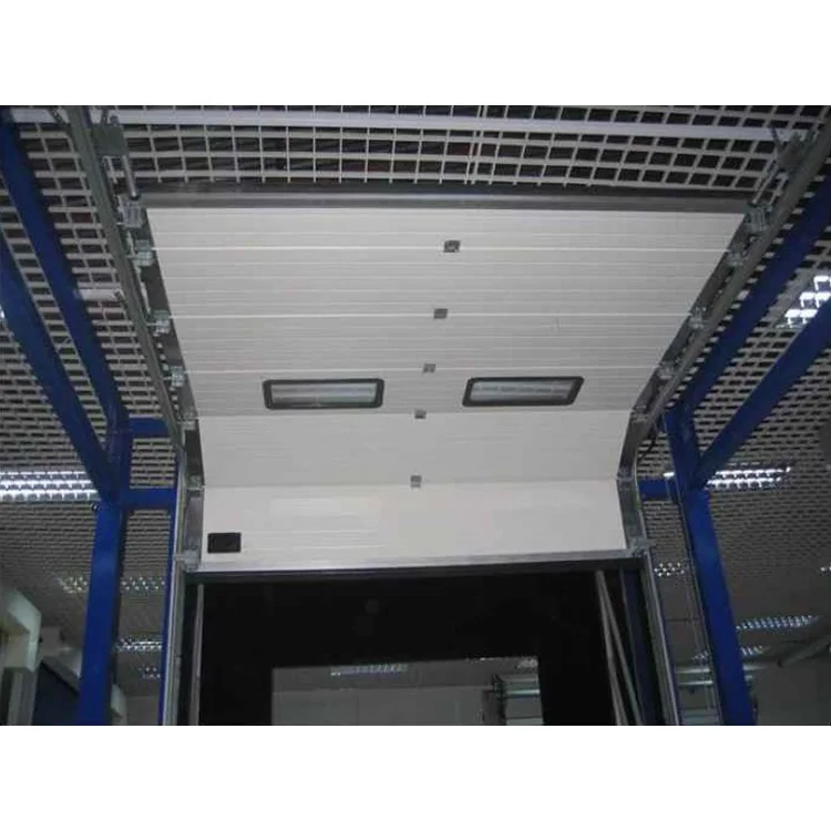 China Manufacturer High Quality Insulated PU Foam Inside Steel Sectional Industrial Door