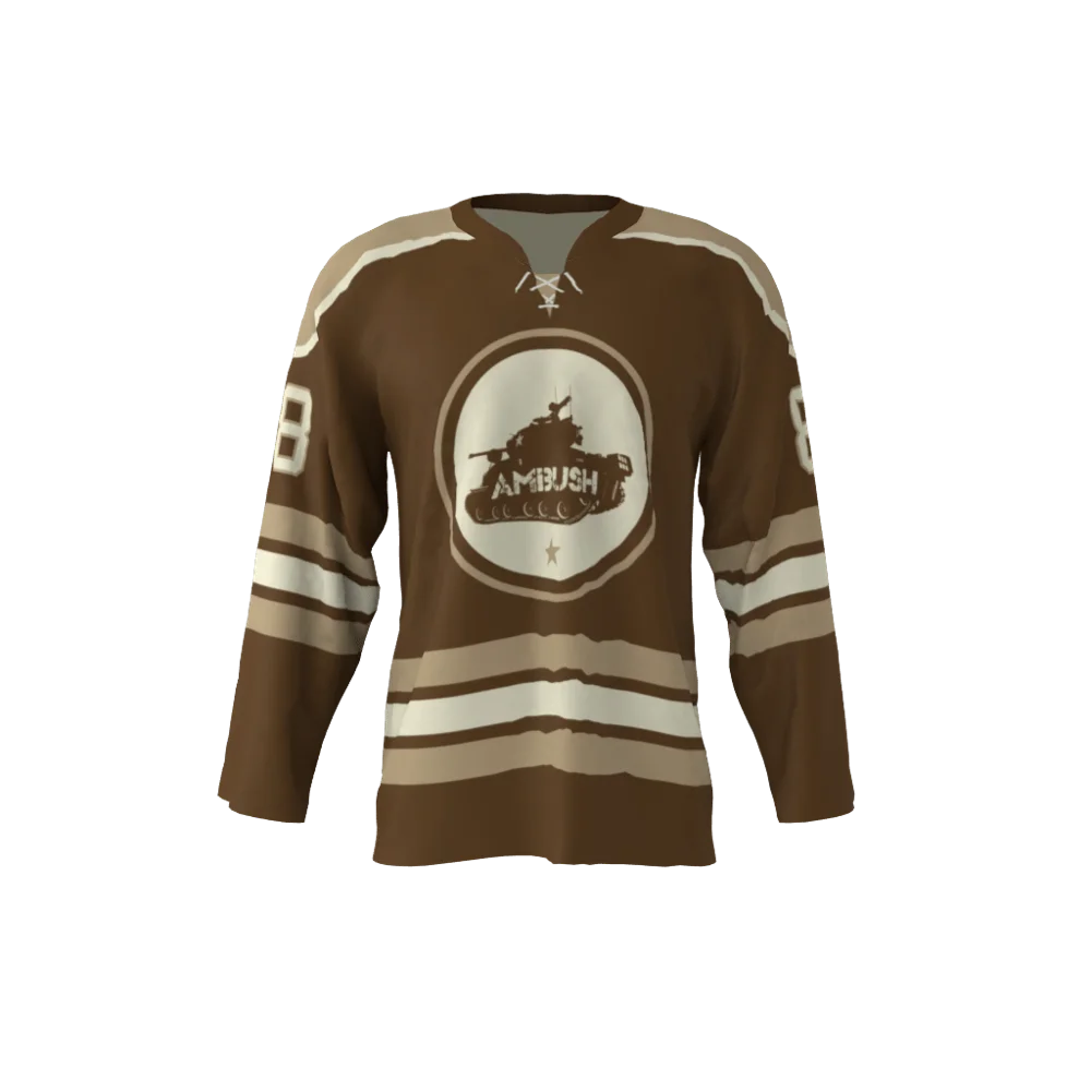 
Custom made sublimation inline youth ice hockey jerseys 