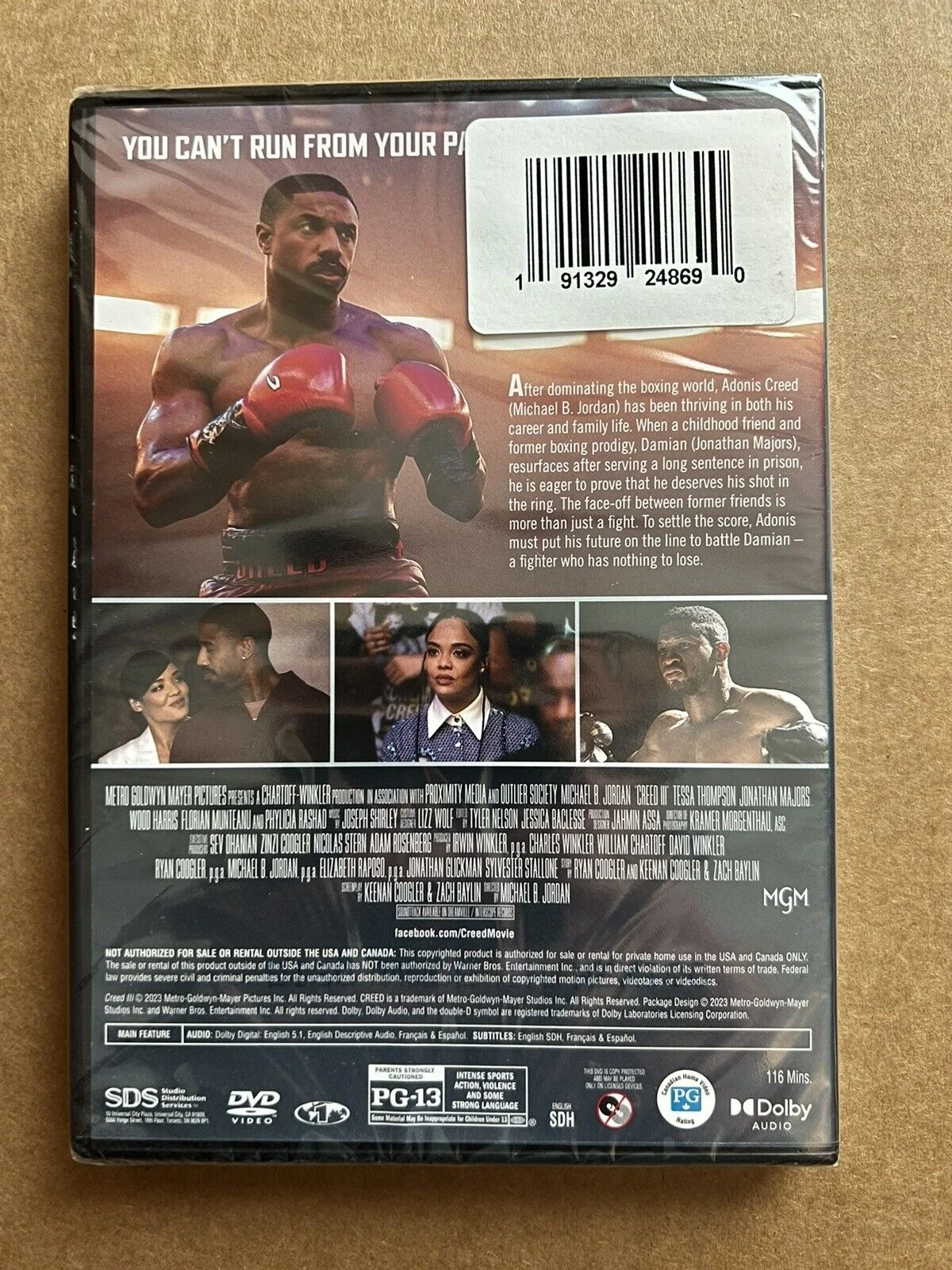 China Manufacturer DVD BOXED SETS MOVIES TV Show Film Disk Duplication Printing Factory CREED III 3 Brand New Sealed