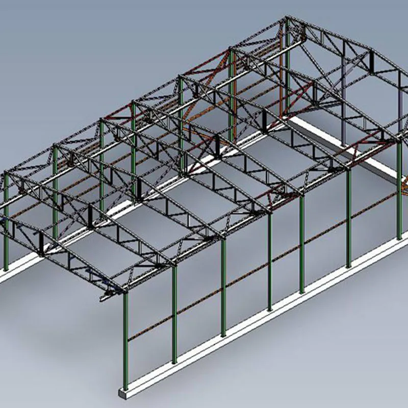 Factory Senwang metal Space frame Steel Structure building Prefab Warehouse commercial prefabricated steel structures building
