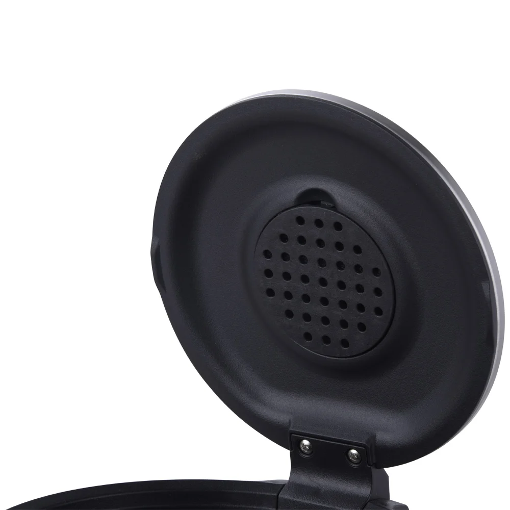 3L White Color Basics Cylindrical Open Mouth Small Trash Can Odor Control Garbage Can with Plastic Inner Bucket WBO096L03