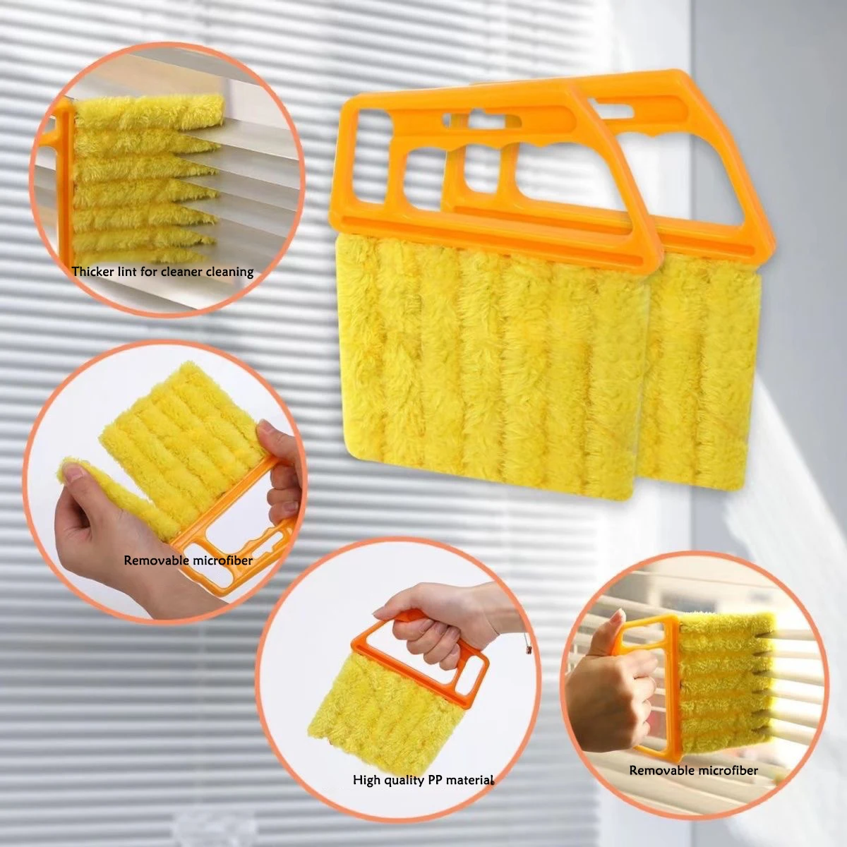 Window Groove Cleaning Brush Handheld Mini Duster blind cleaner  window cleaning brushes  window shutters brush
