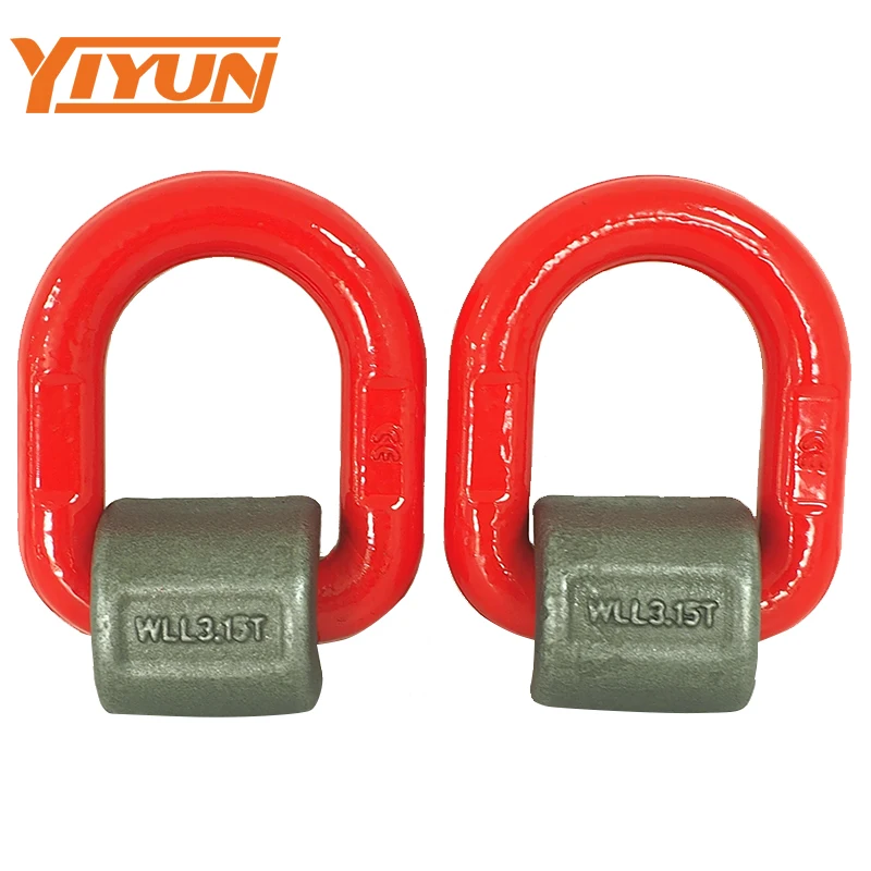 G80 Forged Alloy Steel D Ring with Wrap