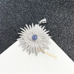 New Stunning fashion the Beautiful chrysanthemum eye shape of pendant symbol  Charm Accessoires for Bracelet Making pendant