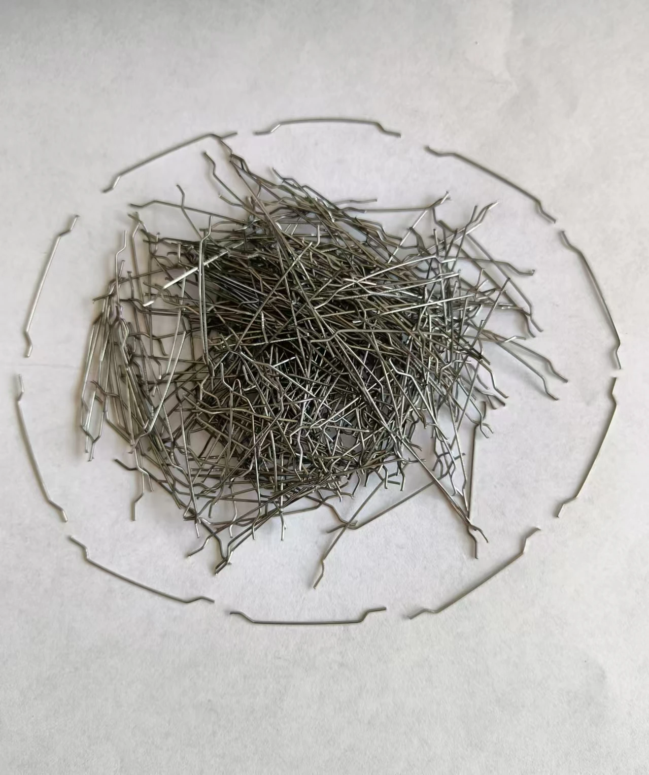 High Quality Single Wire Steel Fiber Rebar Concrete Special Material with End Hook Fabrication Services