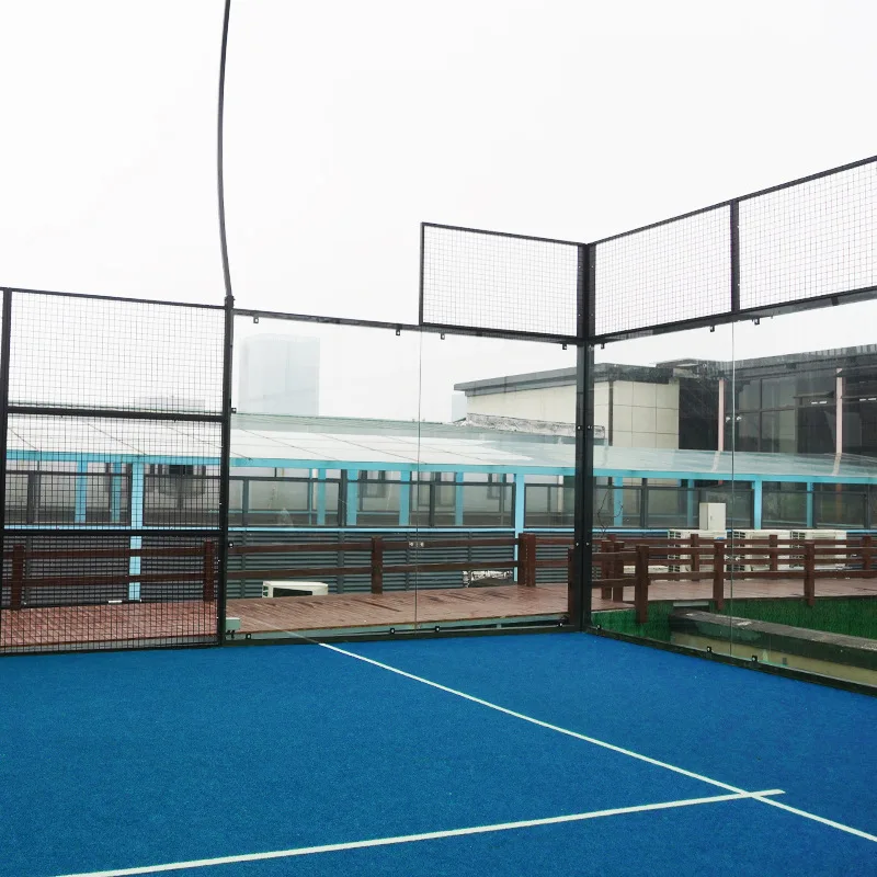 New regulation Sports Court Equipment paddle tennis courts mesh protection paddle heavy duty tennis court