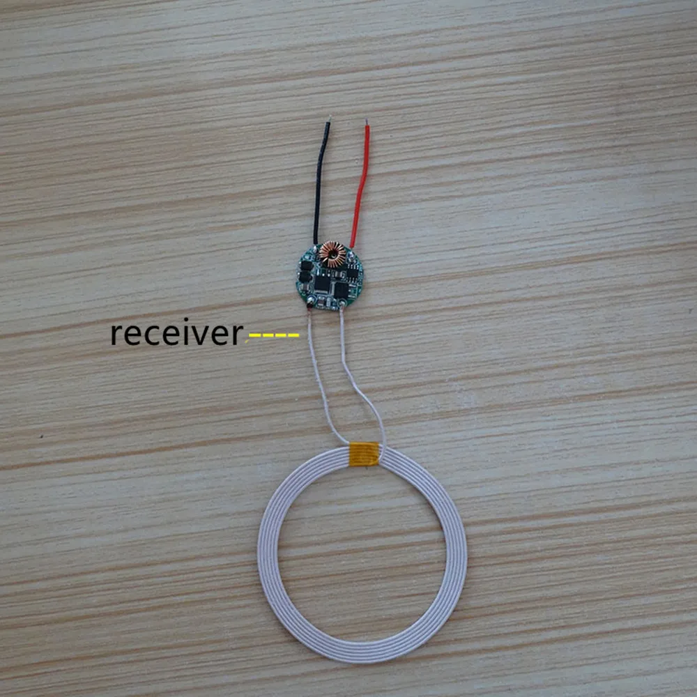 Taidacent 24V 30V Small Wireless Magnetic Induction Charger Battery Module 12V 2A Inductive Charger Receiving Circuit