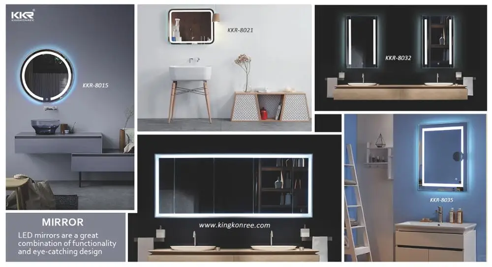 
Mirror With Led Lights Round Bathroom Led Lighted Mirror Smart Mirrors Led Mini Hotel 