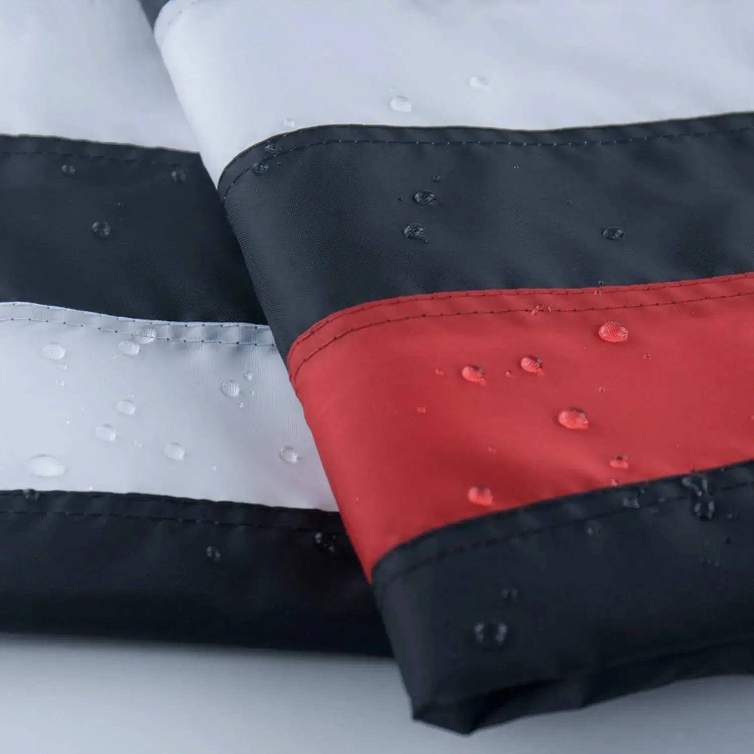 Auomark Wholesale 210D polyester Premium Quality Embroidered American Flag Custom Size Heavy-Duty  USA Flag