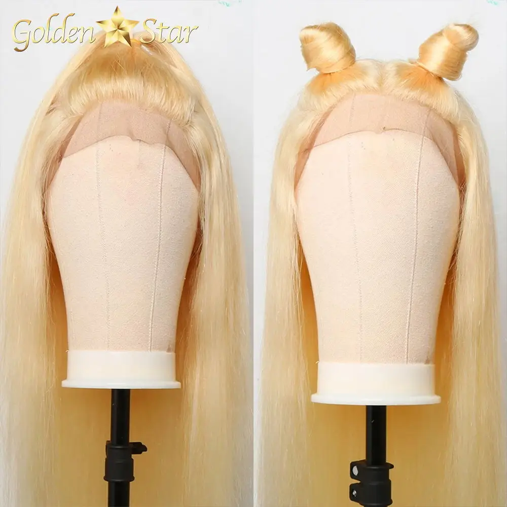 613 Full Lace Wig Human Hair, Brazilian 613 Blonde Full Lace Human Hair Wig,40 Inch 613 Virgin Hair Human Hair Full Lace Wig