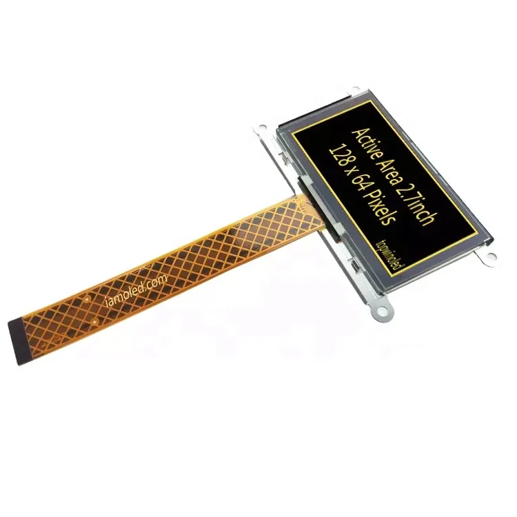 2.7 inch 128*64 pixels oled screen 30 pin color OLED UG-2864ASYDT01 oled display