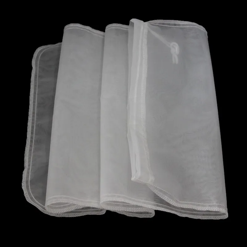Reusable Top Sales Washable Filter Cloth Nylon Nut Milk Bag For Tea Coffee And Cow Milk Almond Soy Milk Filter Bags