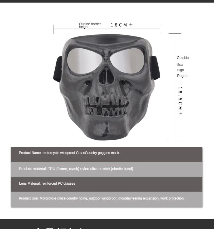  mountain skiing eyes protection glasses motorcycle protective face
