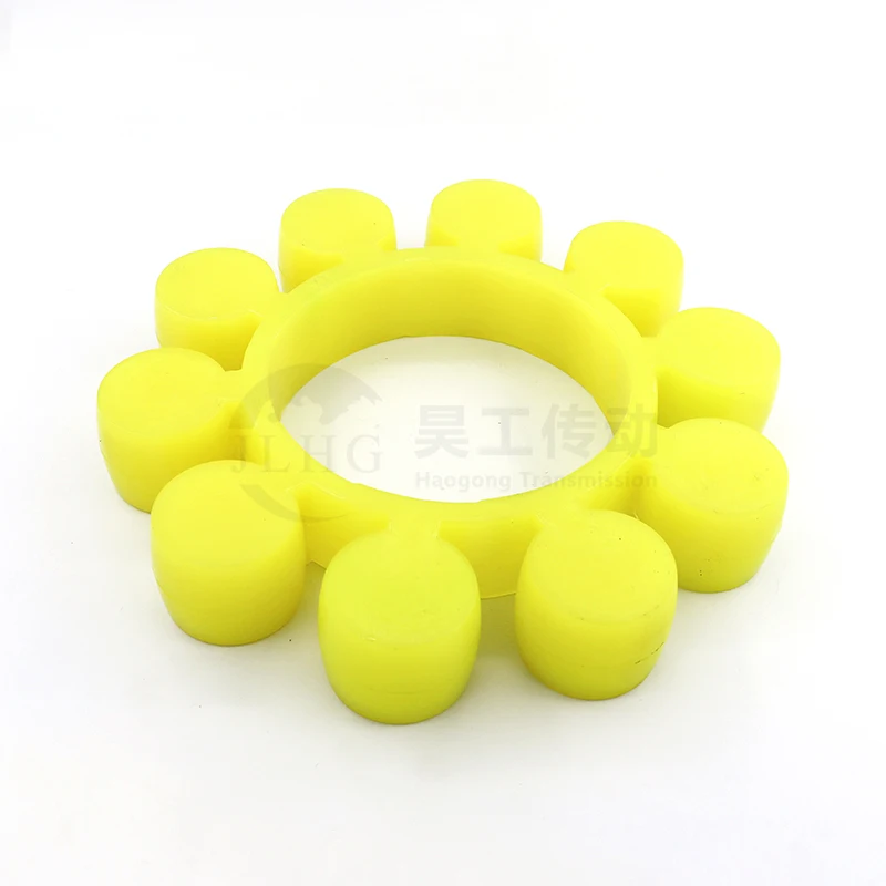 MT coupling plum blossom pad rubber elastic block polyurethane plum blossom buffer pad hexagonal ML plum blossom washer