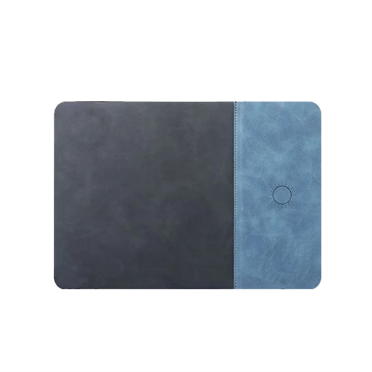 Top Selling Bulk cheap Custom Logo Desk Gaming Mouse Pad 15W Fast Charging For iPhone 15 Pro Max PU Leather Wireless Charger
