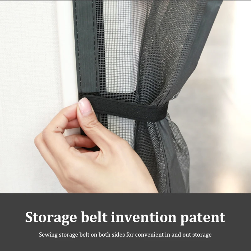 Magnetic Window Fly Mosquito Net Screen Full Frame Fiberglass DIY Magnetic Insect Screen Fly Insect Screen For Window