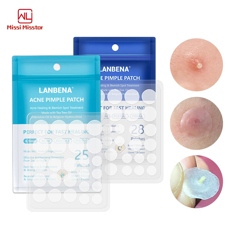 Professional Skin Care Tea Tree Extract Treatment Acne Remover Hydrocolloid Acne Patch Pimple Patch