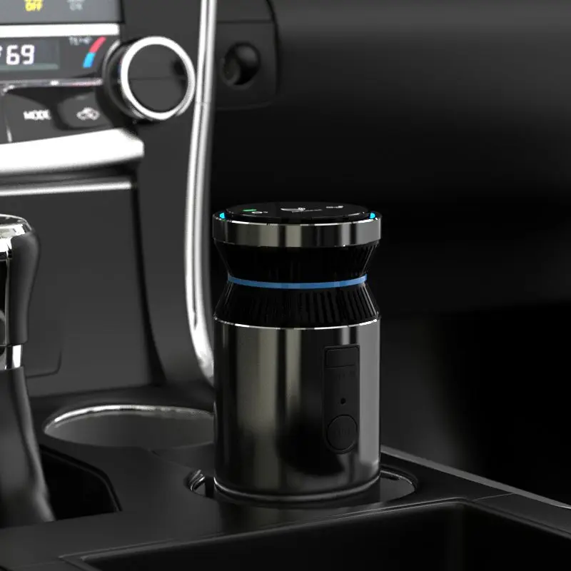 Personal Blue Ozone Generator Air Purifier With Led Display Car Air Cleaner
