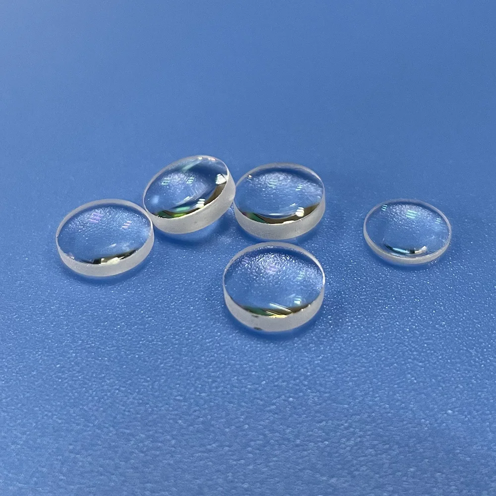 Заводская поставка, оптический стеклянный объектив с покрытием Mgf2, двухсторонний выпуклый объектив