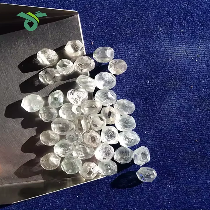 Wholesale Large White HPHT CVD Lab-Grown Loose Diamonds Prices for High Quality Synthetic Rough Diamonds