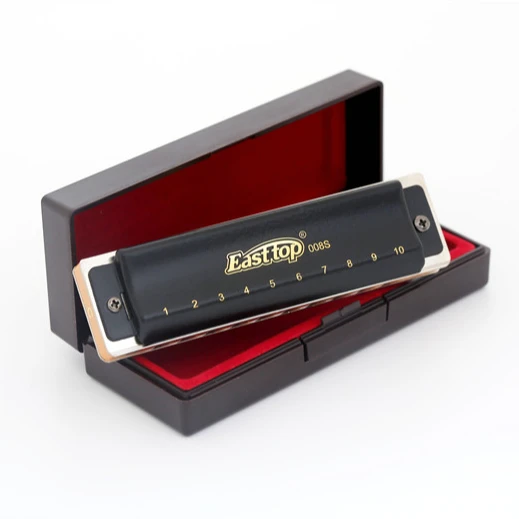 10 hole professional blues harmonica for player,beginner T008S