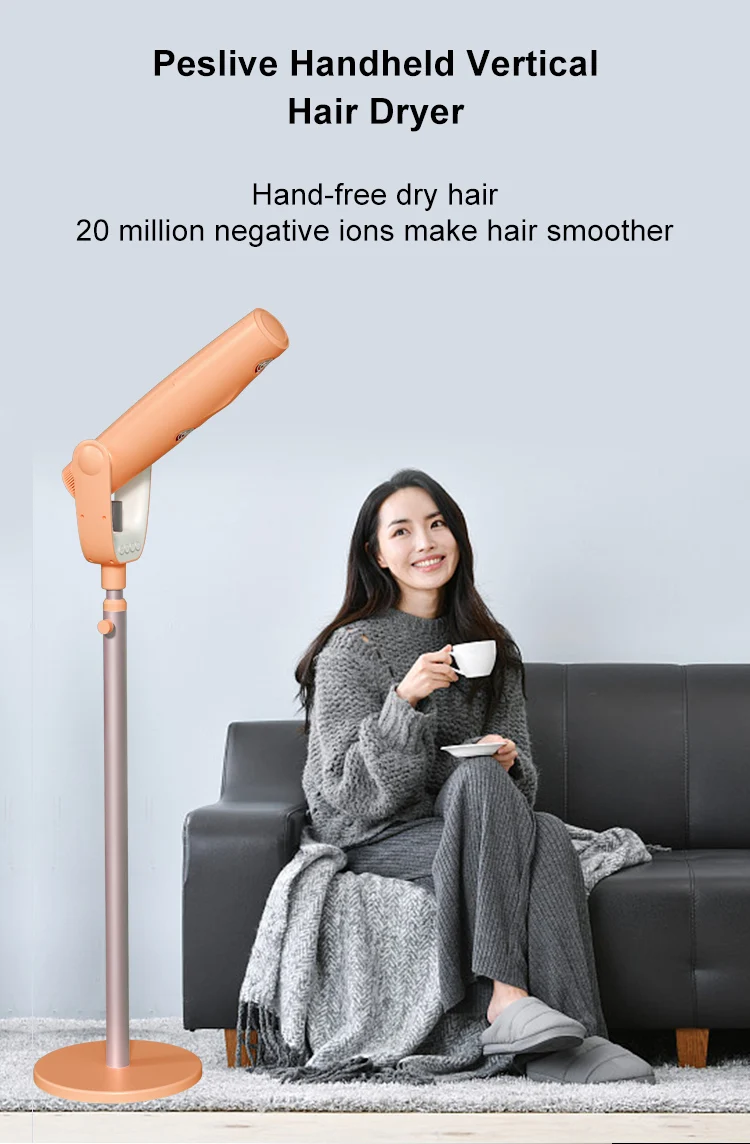 Salon Hair Dryer Stand Professional High-power Anion function Vertical Hair dryer Tools free your hands Standing type Hair Dryer