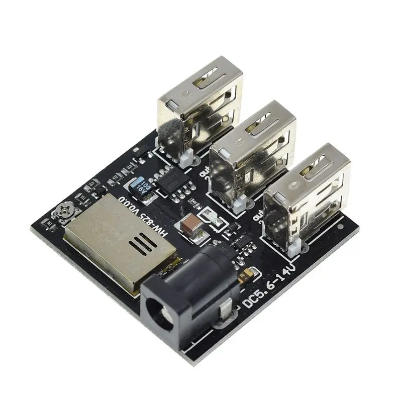 9V 12V to 5V 8A USB Mobile Power Supply Step-down Module 3-Port USB Mini Charging Module