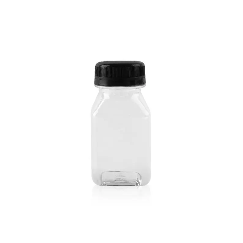 66 8 12 16 Oz 350 Ml Disposable Drink Bpa Free Clear Juice Plastic Empty Pet Square Juicer Containers Beverage Bottle For Tea