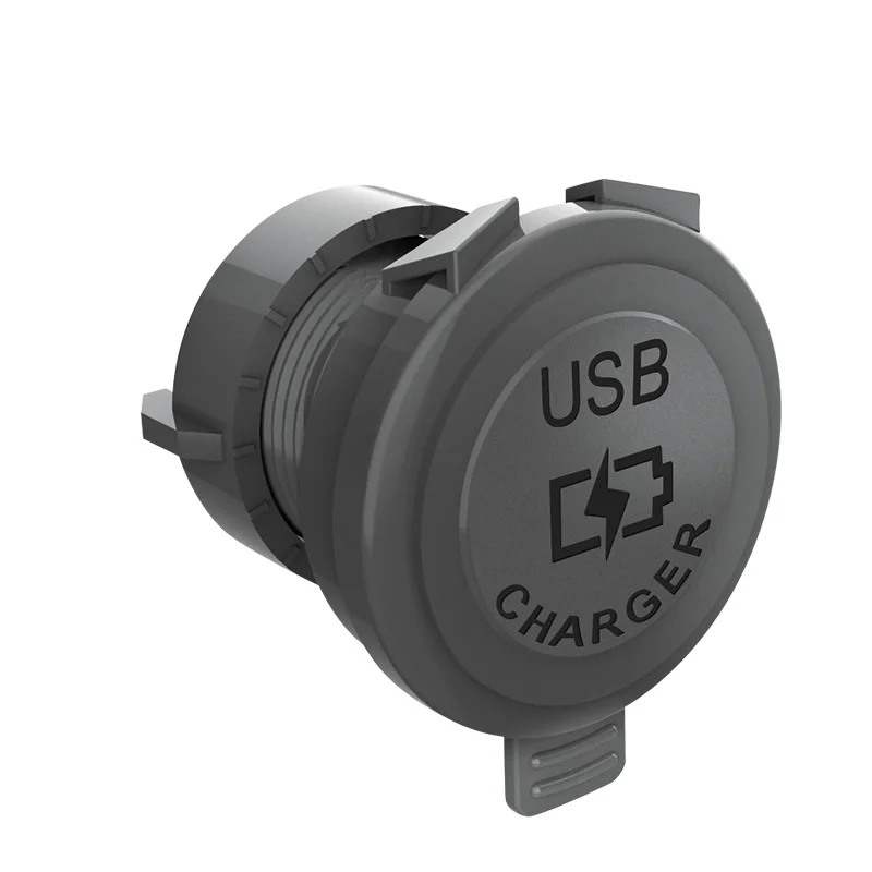 Двойной 2 порта Usb Qc 3 0 и Тип C Pd Dc розетка 12 В электрическая автомобильный перезаряжаемый утапливаемый разъем для сиденья автобуса автомобильное зарядное