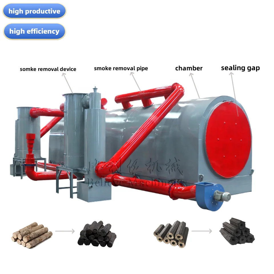 Hardwood Activated Carbon Stove Charcoal Carbonization Furnace for BBQ/Shisha carbonization stove biomass biochar