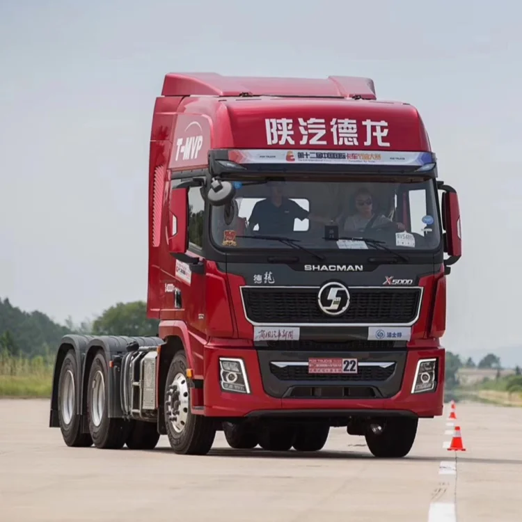Несколько лошадиных сил Shacman Delong X5000 CNG LNG Diesel 6*4 б/у грузовик с головкой евро 6 тягач