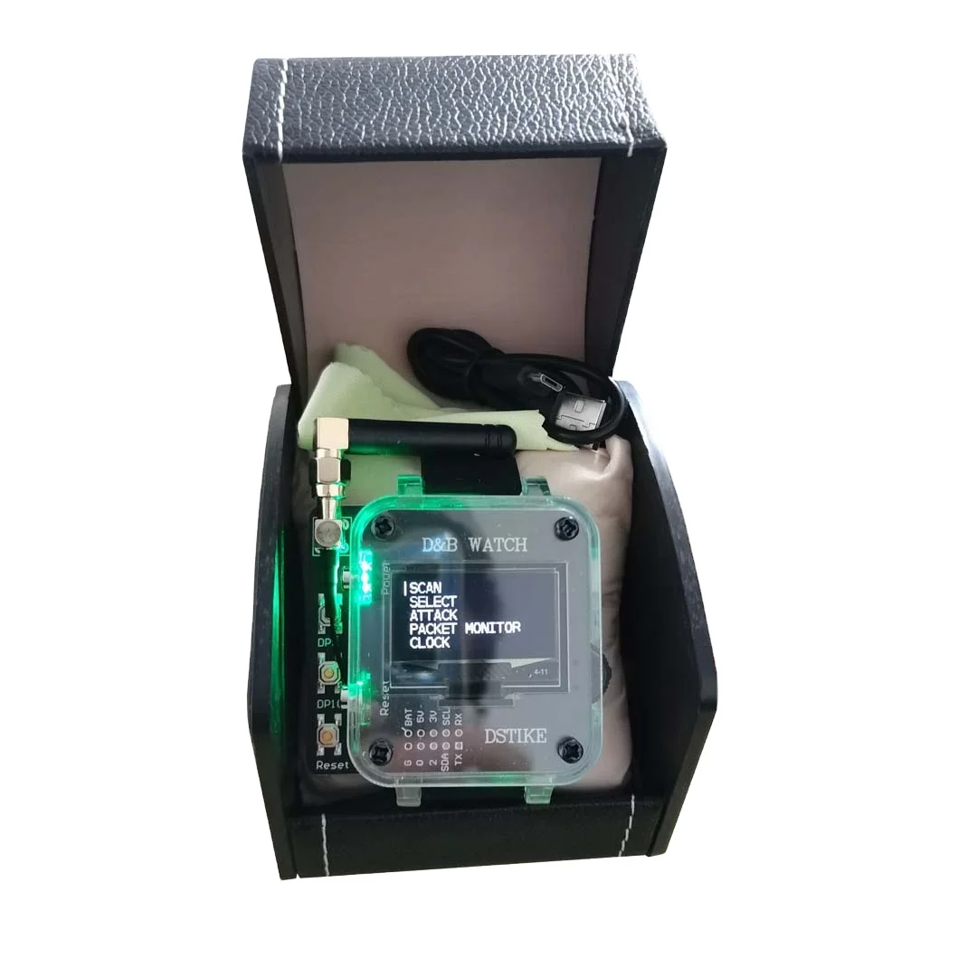Часы DSTIKE D & B Leonardo (V4) Deauther BAD USB ESP8266 Atmega32u4
