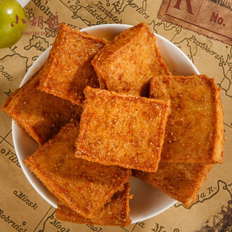Chinese Xiao Hu Duck Small Pack Spicy Bean Tofu Chili China Food Bulk Wholesale Snacks