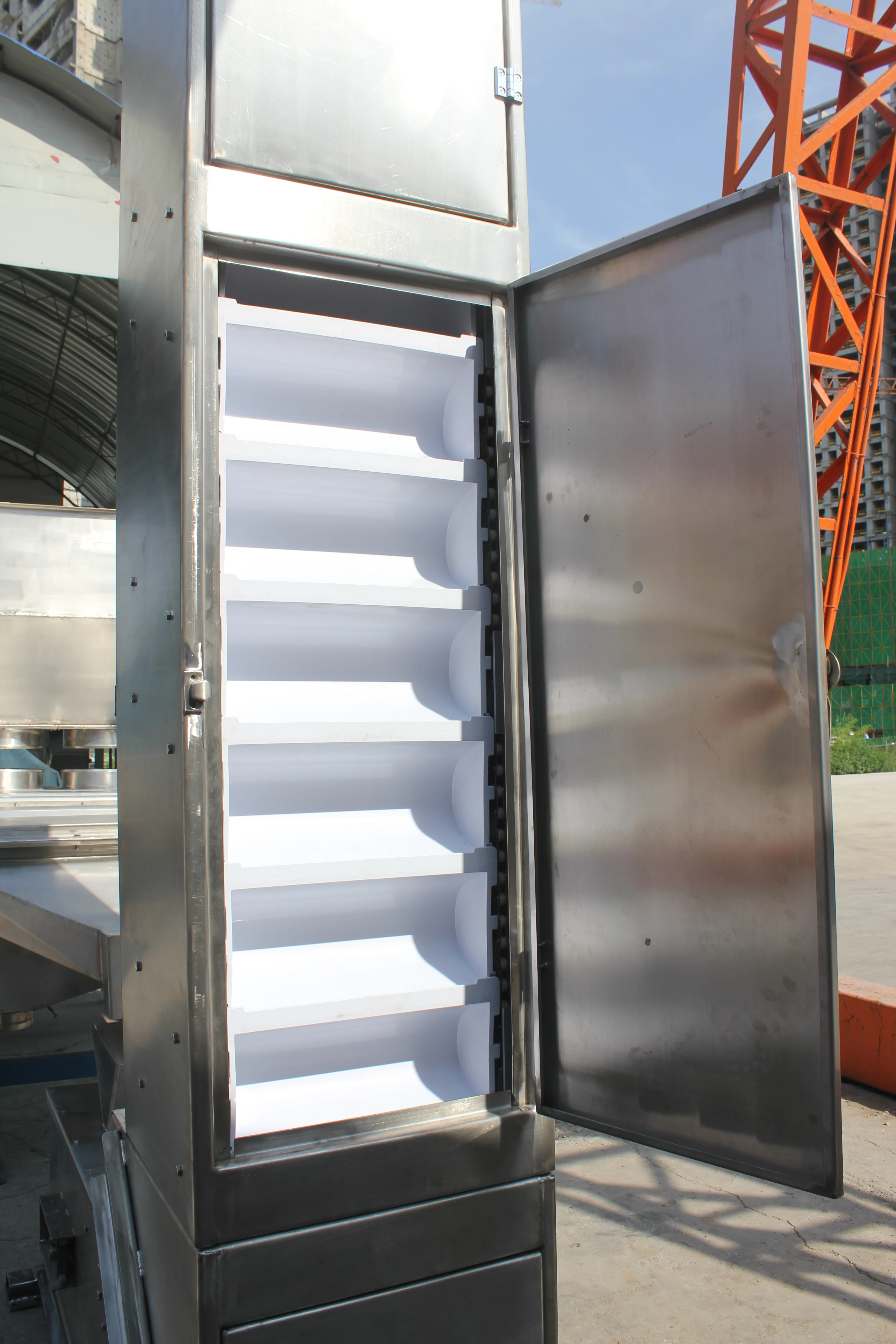TFZD Stainless Steel Food Chain Bucket Elevator Food Grade Z Shape hoist Elevator Conveyors
